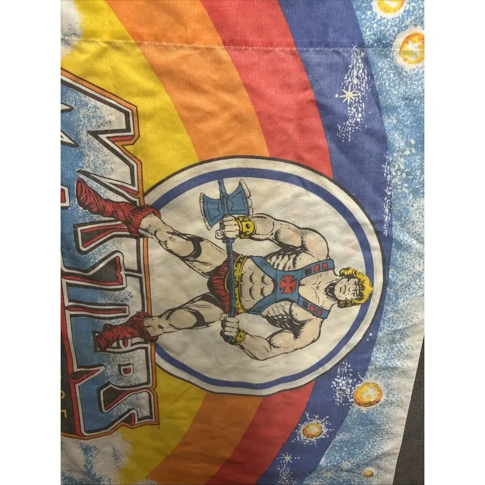 Vintage He-Man Masters of the Universe 1983 Pillowcase, Cartoon , Kids,